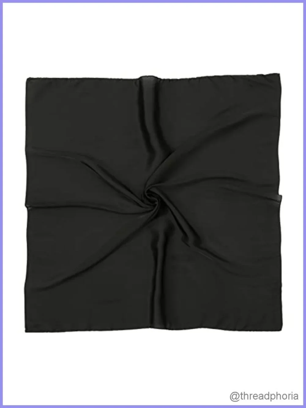 35 Inch Square Head Scarf Women Silk Touch Lightweight Hair Scarf